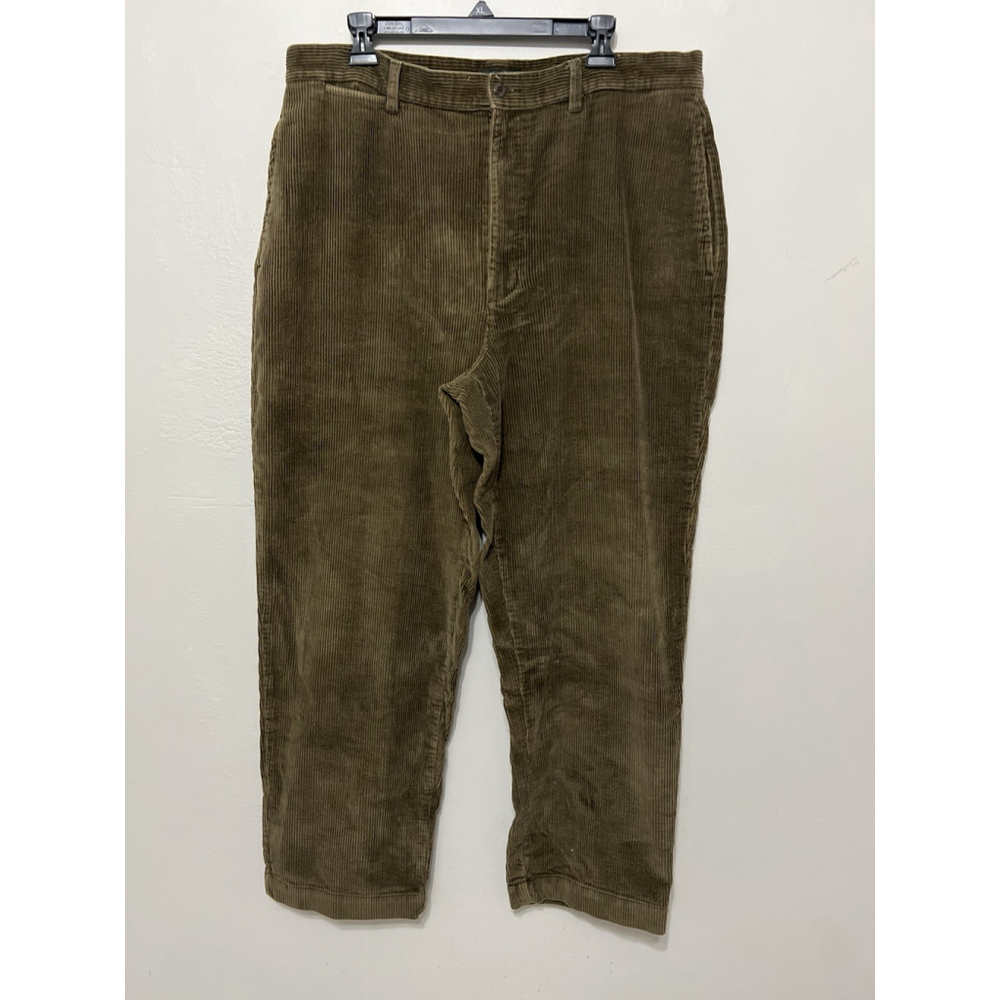 Club‎ Room Corduroy Pants Men 38 X 30 11 Wale Brown Vintage Y2K EUC